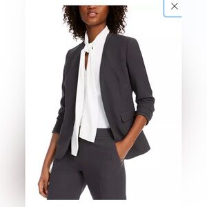 Bar III Navy Collarless Open-Front Blazer - XL - Never Worn